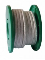 Guarnizione quadrata 10x10 mm in fibra di vetro per stufe e camini