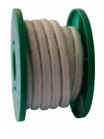 Guarnizione quadrata 12x12 mm in fibra di vetro per stufe e camini