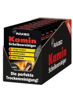 Pulitore vetro camino RAKSO a secco (16 pz) per stufe e camini