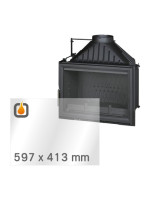 Vitre pour INVICTA FOYER 700 GRANDE VISION