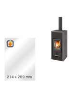 Vetro ceramico di ricambio per stufa LA NORDICA ASIA 5.0