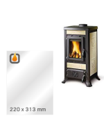 Vetro ceramico di ricambio per stufa LA NORDICA FULVIA