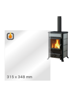 Vetro ceramico di ricambio per stufa LA NORDICA ROSSELLA R1