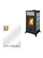 Vetro ceramico di ricambio per stufa LA NORDICA GEMMA