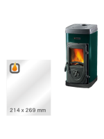 Vetro ceramico di ricambio per stufa LA NORDICA SUPER MAX