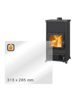 Vetro ceramico di ricambio per stufa LA NORDICA FEDORA.16 STEEL