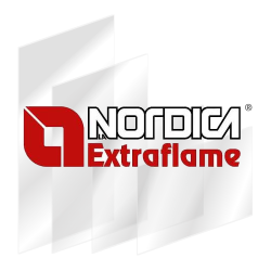 Vetro di ricambio per stufa LA NORDICA